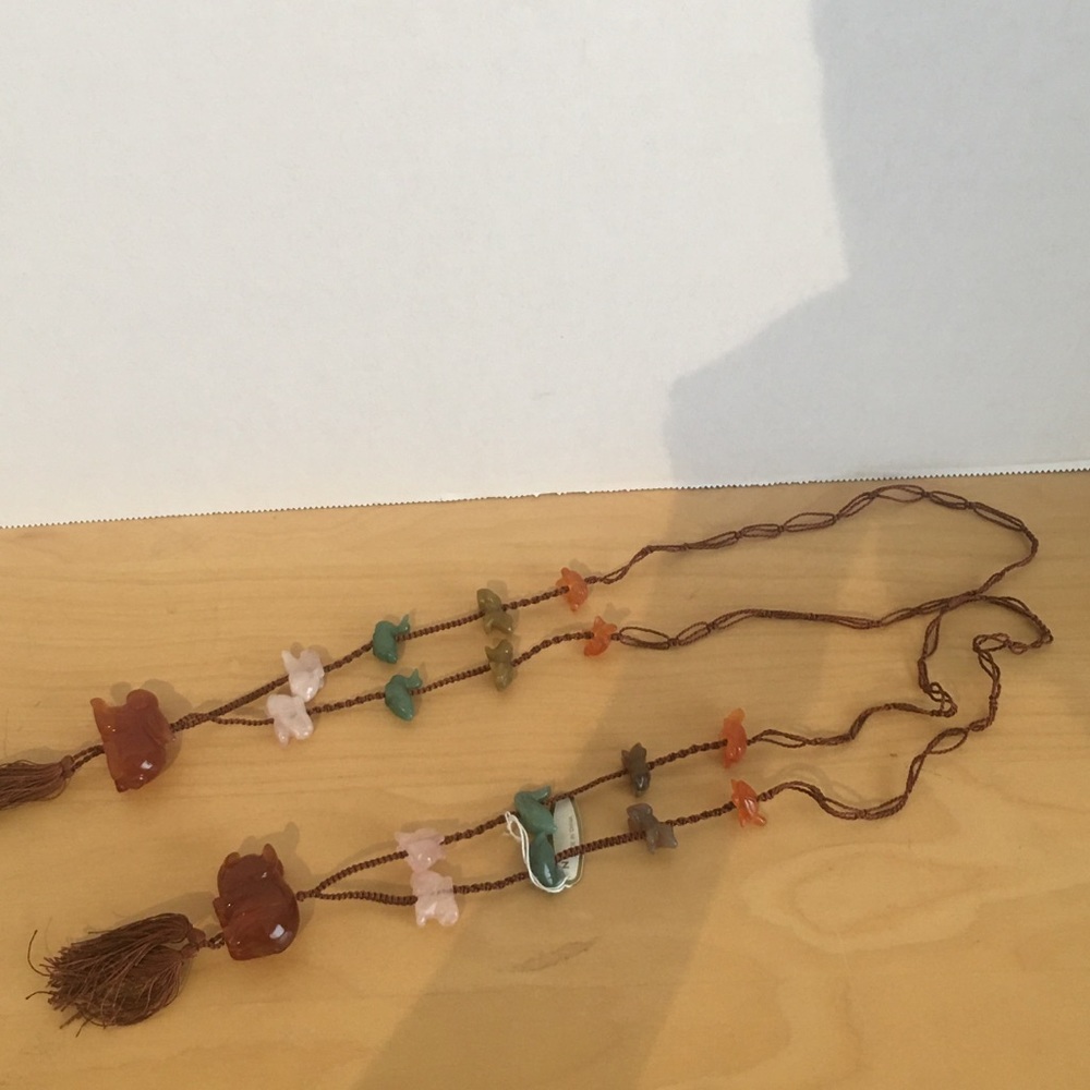 Genuine stone necklaces